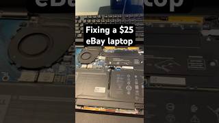 Fixing a $25 laptop accidentally #tech #pc #laptop #techtok #yaptech