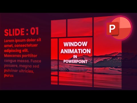 PowerPoint Tutorial: Adding Movement with Window Animations