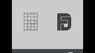 Lettermark Logo Process #3 - "D","F" and "J" | Simple Logomark Design ✏️
