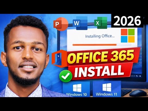 🇺🇸How to Install Microsoft Office 365 on Windows | Official & Easy Method (2026) #msoffice2024