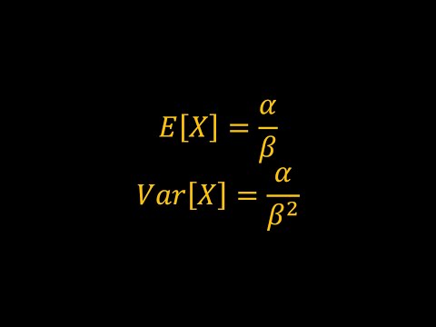 Mean and Variance of the Gamma Distribution