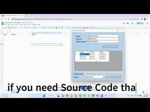 How to Write Data in Google Sheet using C# । Insert Data into Google Sheets and .NET Core with C#