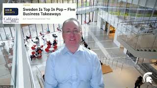 Sweden Is Top In Pop – Five Business Takeaways