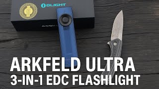 Arkfeld Ultra 3-in-1 EDC Flashlight with O-aluminum Material