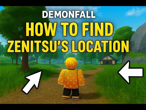 “Where to Find Zenitsu in Demonfall | Roblox Demon Slayer Game”
