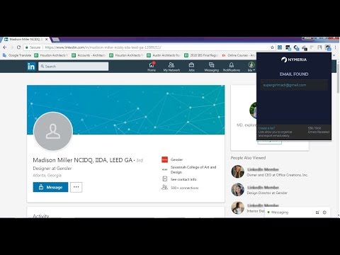 How to collect Email from LinkedIn (Gmail, Yahoo, Hotmail)