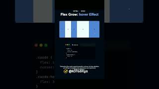 smooth hover effect using flex box flexbox shrink #flexbox #shrink #html #css #code #javascript #bun