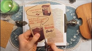 마이그린다이어리 쉰네번째 이야기ㅣ레트로 느낌 살짝 다꾸ㅣvintage journalㅣscrapbooking