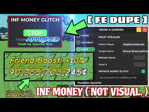 [❤️‍🔥FE ] Grow a Garden Infinite Money Script || Roblox Script