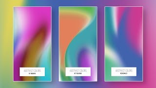 Adobe Photoshop Tutorials Abstract colors Gradient Effect