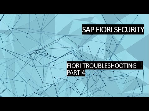Fiori Troubleshooting Part - 4