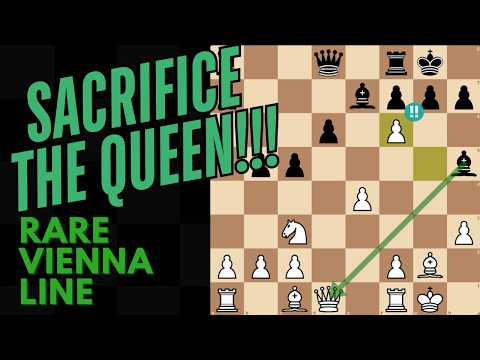 This Underrated Opening Sacrifices the Queen and Still Wins | G3 Vienna Game Trap