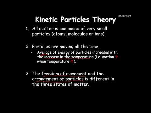 Lesson 3 (Part 2): Kinetic Particles Theory-1