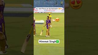 Just focus on Himmat Singh’s hairstyle 🔥🏏 #himmatsingh #gracehayden #shorts ##dpl2025