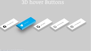 3d hover buttons