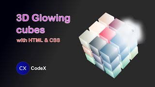 How to make 3d Cubes using HTML & CSS | CSS 3D animation | CSS transformation