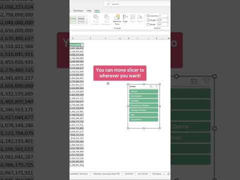 Slicer Trick In Excel #excel #excelclasses #exceltips #excelsolutions #tutorialexcel #viral