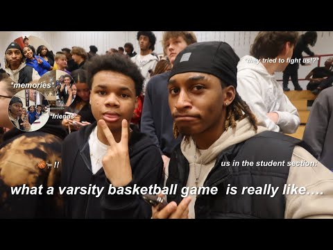 what a varsity basketball game is really like... 🏀 *they tried to fight us!* | FRESHMAN YEAR