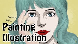 [Speed Painting]Clip Studio Illustration 클립 스튜디오로 일러스트 그리기 - 4