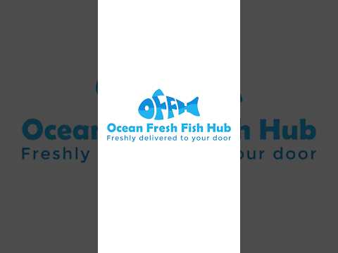 branding for Ocean Fresh Fish Hub. #logo #logodesign #logodesigner #logodesignerinindia #branding