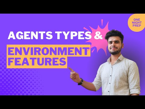 MOD-1 | Features of Environment | Types of Agents | Model Based | Goal Based | Utility Based