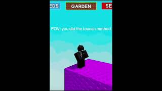 #gag #growagarden #growagardenroblox #method #roblox toucan method tutorial?