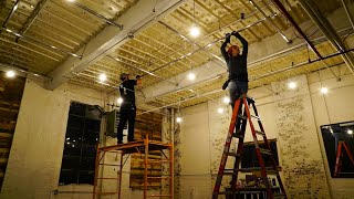 NLK STUDIO LIGHTING GRID INSTALL