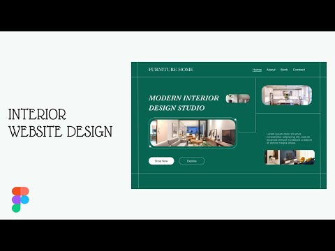 Interior Design Website on Figma