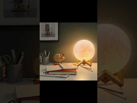 Luminaria Lua Cheia 12cm 3d Decoração Para Quarto/sala. Não perca essa oferta 😱😱