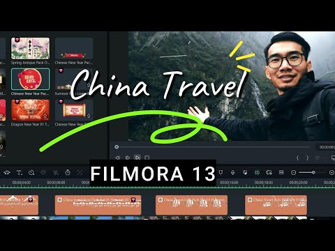 China Travel - A Complete Video Tutorial using FIlmora 13!