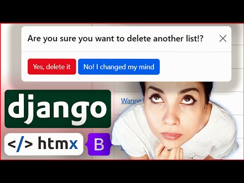 Adding Dynamic Delete Feature to Django Website with HTMX & Bootstrap  | Complete Tutorial [8]