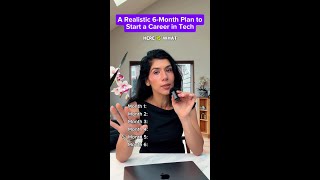 6-Month Plan to Start a Career in Tech