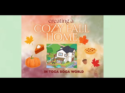 Making a Cozy FALL Home in Toca Boca