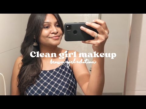 I tried clean girl makeup| Makeup tutorial