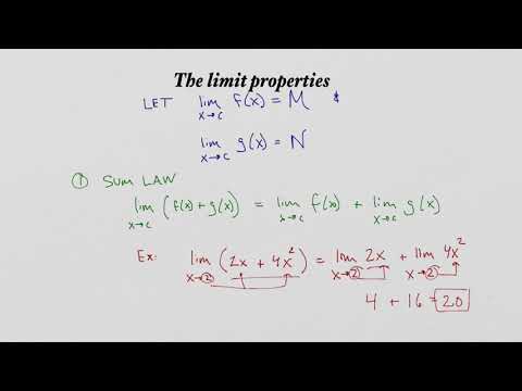 Limit properties