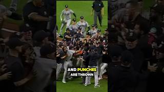 Bench Clearing Brawl #mlb #baseball #baseballvideos #shorts #yankees #orioles