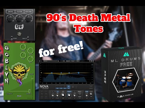 Creating The 90's Death Metal Sound With Free Plugins! Feat @Bloodsoaked
