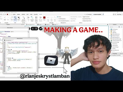 Making a game in Roblox Studio (excuse my grammar and accent 😅)