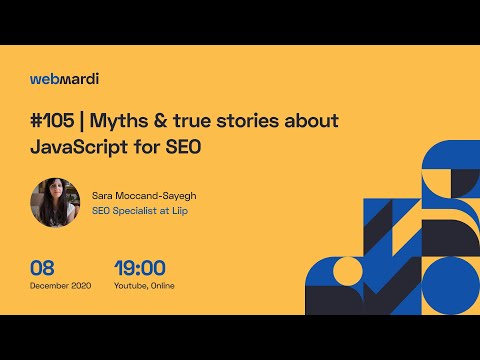 #105 | Myths & true stories about JavaScript for SEO - Sara Moccand-Sayegh