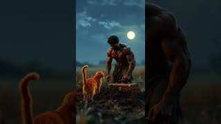 The Cat Who Brought a Sock Every Midnight #ai #cat #farmer