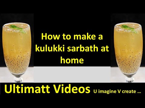 kulukki  sarbath with simple ingredients |  sweet and spicy lemon  juice|summer drinks