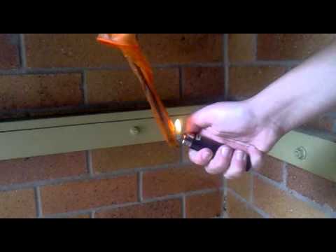 Burning a Condom