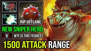 NEW SNIPER HERO 1500 Attack Range Unlimited Lightning Offlane Right Click Carry Techies Dota 2