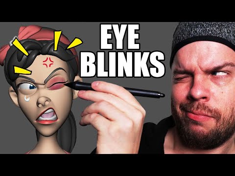 Animating Eye Blinks  ( Like a Pro)