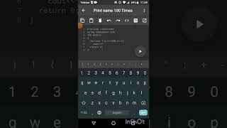Print "Your Name" 100 Times in C++ #shorts #c #coding #print name 100 times