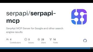 GitHub - serpapi/serpapi-mcp: SerpApi MCP Server for Google and other search engine results