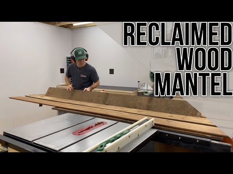 Wood Fireplace Mantel w/ EASY Miters