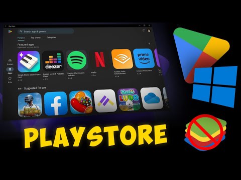 How to run android apps on PC | Install Play store on windows 10 2023