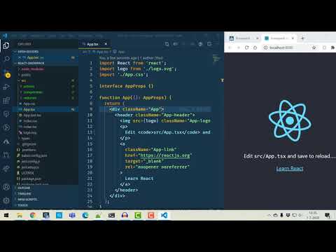 Creating a TypeScript React application using Snowpack