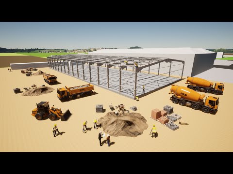 Charpente métallique |vidéo représentative pour un PFE| Cofat tunisie